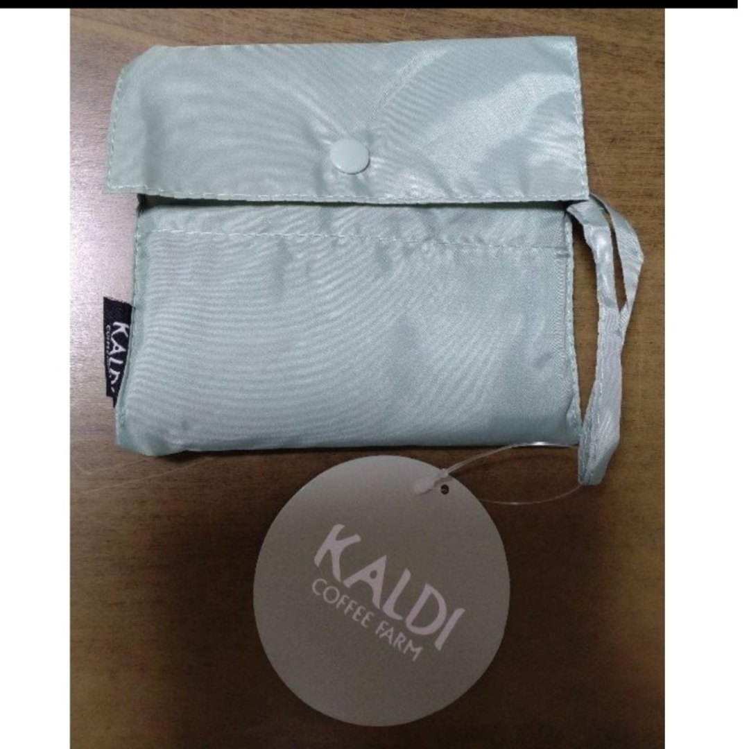 カルディ　オリジナルエコバッグ　○セージグリーン レディースのバッグ(エコバッグ)の商品写真