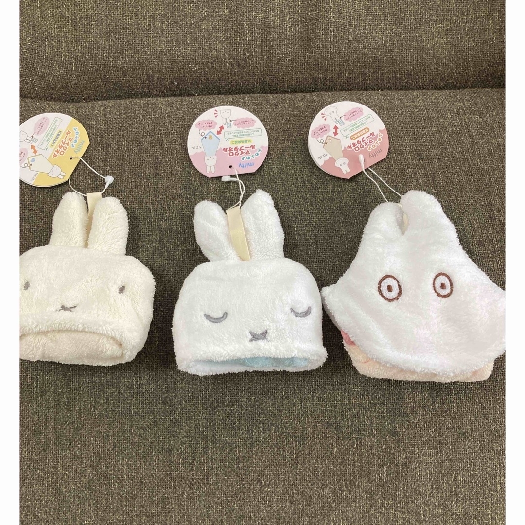 miffy(ミッフィー)のミッフィ　マイクロループタオル　3つ キッズ/ベビー/マタニティのキッズ/ベビー/マタニティ その他(その他)の商品写真