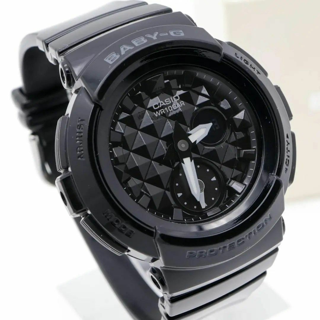 《美品》 Baby-G 腕時計 ブラック スタッズ・ダイアル レディース g