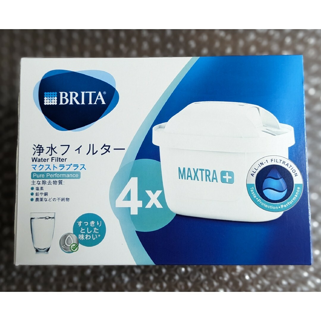 新品　ブリタ マクストラプラス  カートリッジ　3個 インテリア/住まい/日用品のキッチン/食器(浄水機)の商品写真