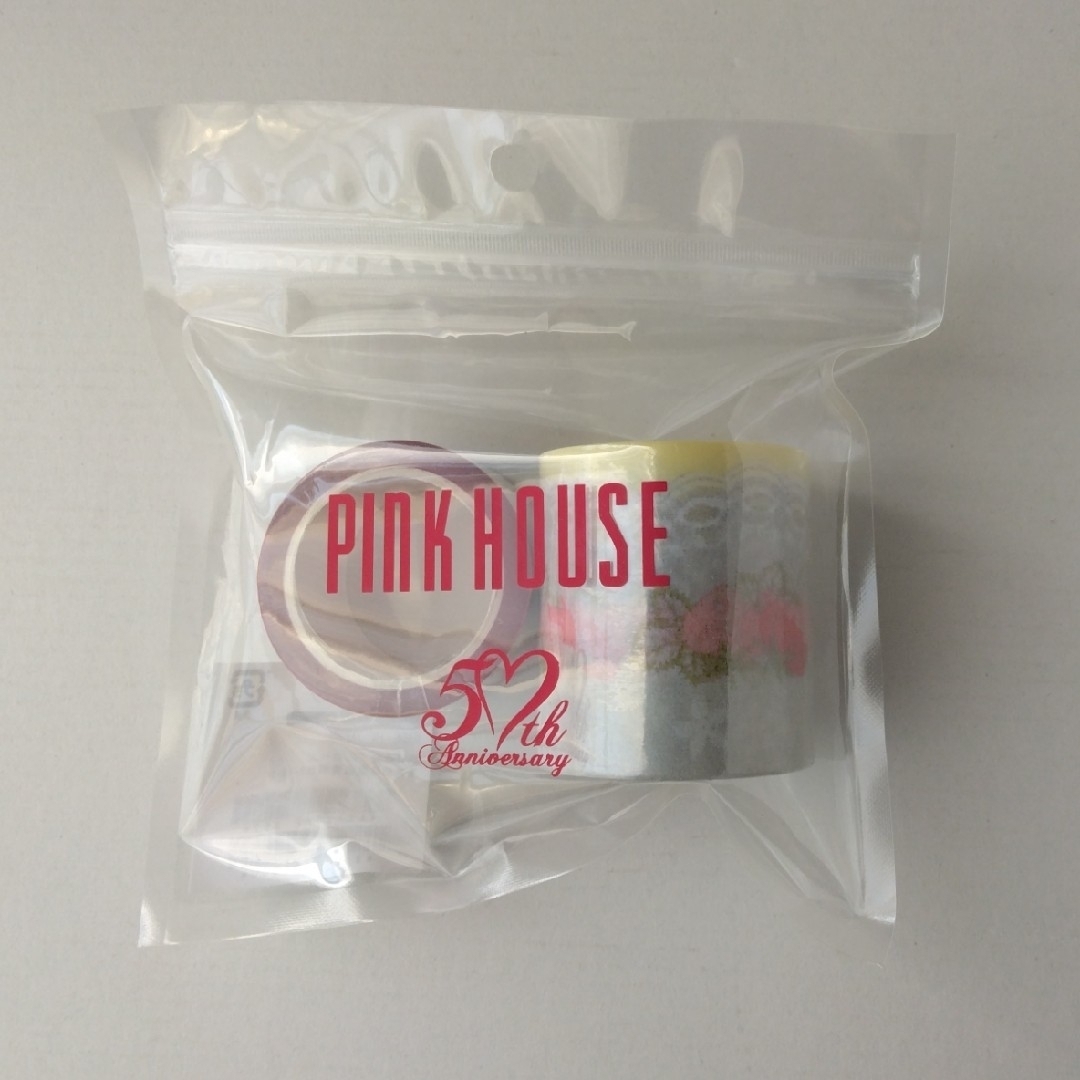 PINK HOUSE(ピンクハウス)のピンクハウス 代官山 限定品  ピンクハウス50周年記念限定 マスキングテープ インテリア/住まい/日用品の文房具(テープ/マスキングテープ)の商品写真