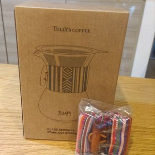 タリーズコーヒー(TULLY'S COFFEE)のガラスサーバー＆ステンレスドリッパー(調理道具/製菓道具)