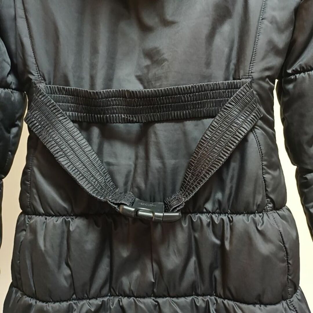 adidas(アディダス)の◆アディダス　レディース　ファー付 ダウンコート　Mサイズ　ブラック　黒 レディースのジャケット/アウター(ダウンコート)の商品写真