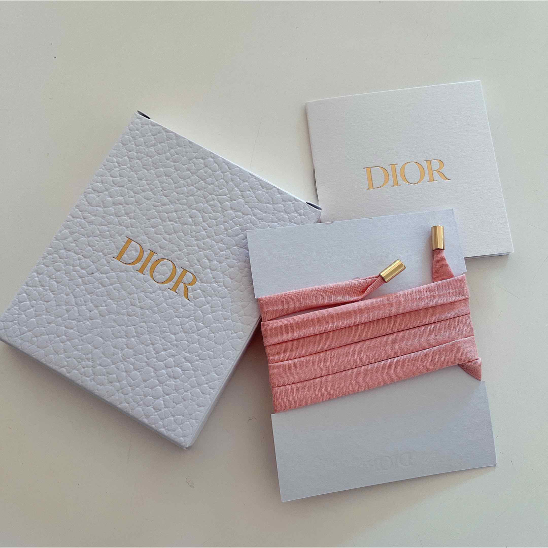Christian Dior(クリスチャンディオール)のDior ディオール ノベルティ ブレスレット ヘアアクセサリ レディースのヘアアクセサリー(ヘアゴム/シュシュ)の商品写真