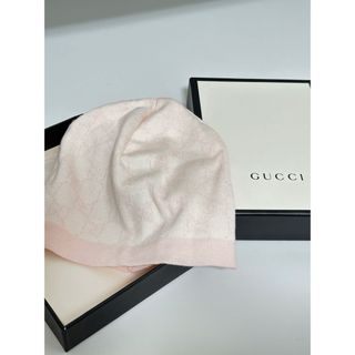 グッチ(Gucci)の【箱付き新品】GUCCI ベビー　GGパターン　ウールハット　ビーニー　ニット帽(帽子)