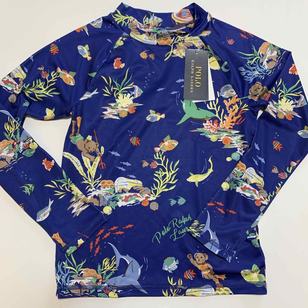 Ralph Lauren(ラルフローレン)の【新品】ラルフローレン ポロベア ラッシュガード 水着 S(8) キッズ/ベビー/マタニティのキッズ服男の子用(90cm~)(水着)の商品写真