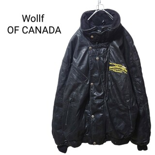 【Wollf OF CANADA】本革 レイヤードレザージャケットS-191