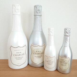 フランフラン(Francfranc)のフランフラン シャンパンボトル オブジェ キャンドル 4本組(置物)