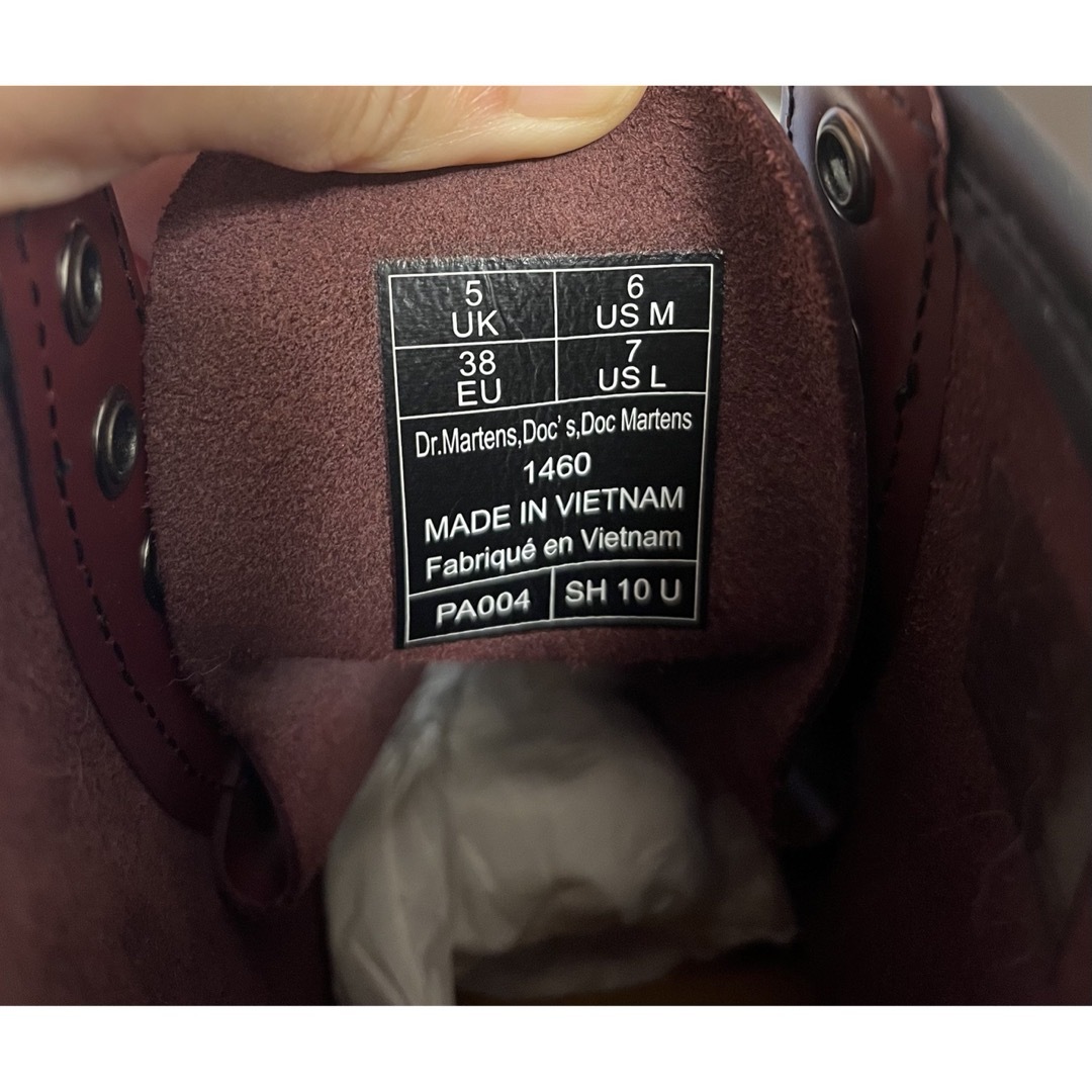 Dr.Martens(ドクターマーチン)のDr.Martens 1460 8ホール UK5(24cm相当) レッド レディースの靴/シューズ(ブーツ)の商品写真