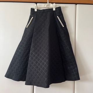 トッコクローゼット(TOCCO closet)のm様専用♡tocco closet パール付きキルティングスカート(ひざ丈スカート)