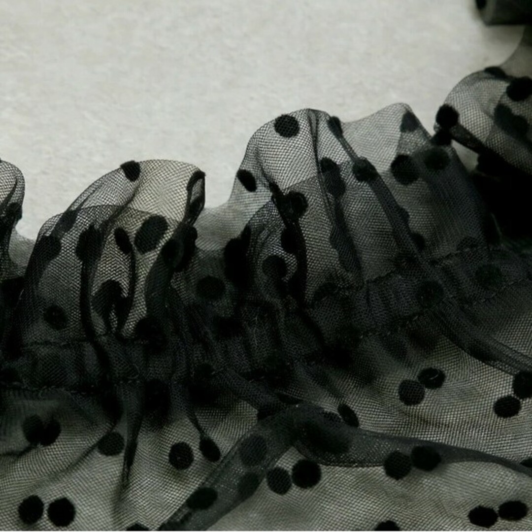 ALOHA様★おまとめアイボリー+ブラック単色 レディースのアクセサリー(つけ襟)の商品写真