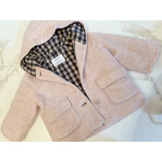 ザラキッズ(ZARA KIDS)の美品！ZARA キッズ　ベビー　コート　アウター　ピンクアウター(ジャケット/上着)