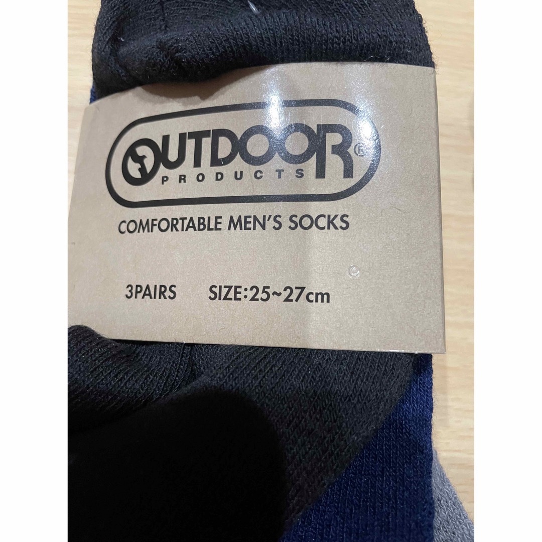 OUTDOOR(アウトドア)のメンズ靴下　outdoor アウトドア　3足×2セット　6足　計６枚　厚手　新品 メンズのレッグウェア(ソックス)の商品写真