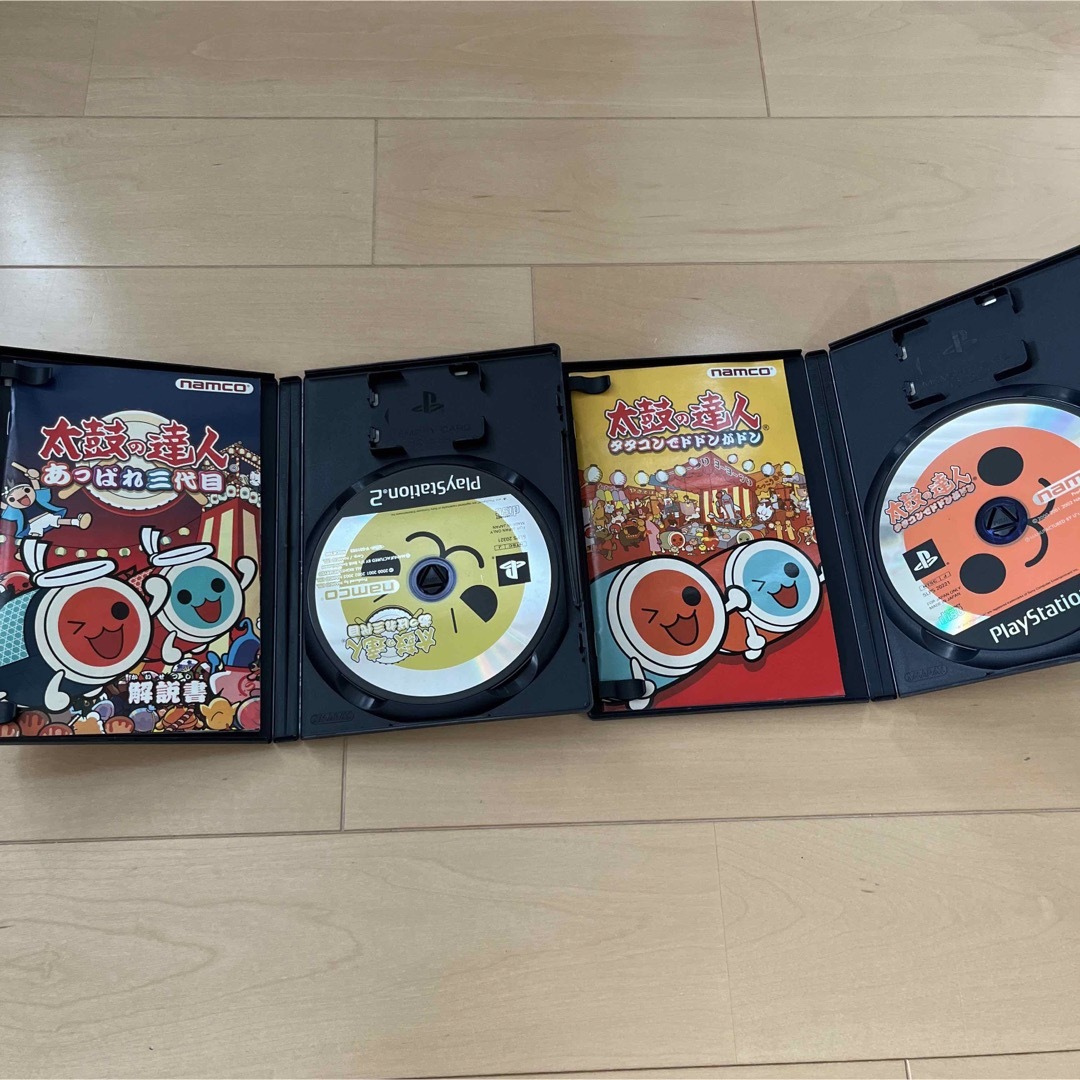 PS2 太鼓の達人 あっぱれ三代目　タタコンでドドンがドン エンタメ/ホビーのゲームソフト/ゲーム機本体(家庭用ゲームソフト)の商品写真