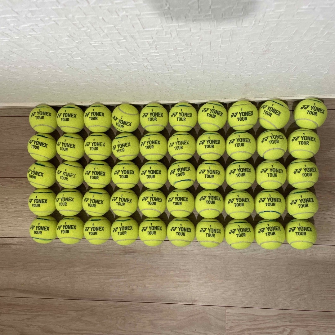 YONEX(ヨネックス)の【即日発送】硬式テニスボール　100球　まとめ売り　 スポーツ/アウトドアのテニス(ボール)の商品写真