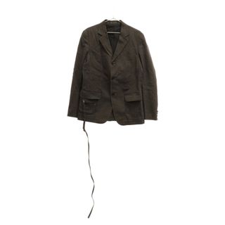 ヨウジヤマモト(Yohji Yamamoto)のYohji Yamamoto POUR HOMME ヨウジヤマモト プールオム 13SS ハウンドトゥース ロングジャケット コート グレー HX-J60-034(フライトジャケット)