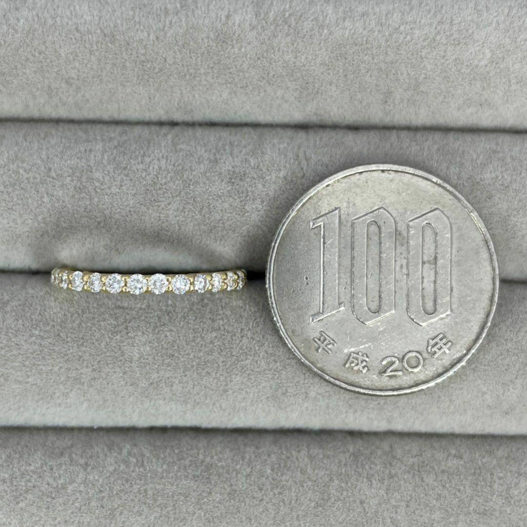 K18 天然ダイヤモンド 0.90ct リング レディースのアクセサリー(リング(指輪))の商品写真