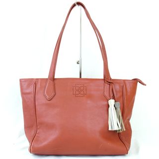 ダックス(DAKS)の『USED』 DAKS ダックス トートバッグ レザー レッドブラウン【中古】(トートバッグ)