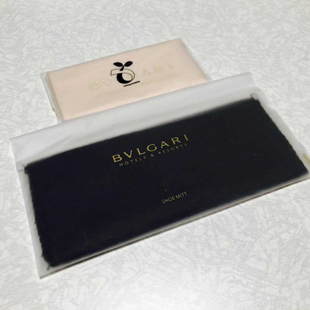 BVLGARI(ブルガリ)の最終値下げ　ブルガリ　メガネ拭き＆シューズミット レディースのファッション小物(サングラス/メガネ)の商品写真