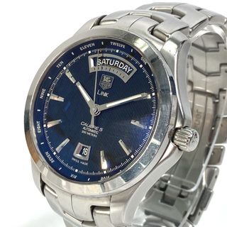 タグホイヤー(TAG Heuer)のタグホイヤー TAG HEUER リンク キャリバー5  WJF2010 自動巻き デイデイト 腕時計 SS シルバー(腕時計(アナログ))