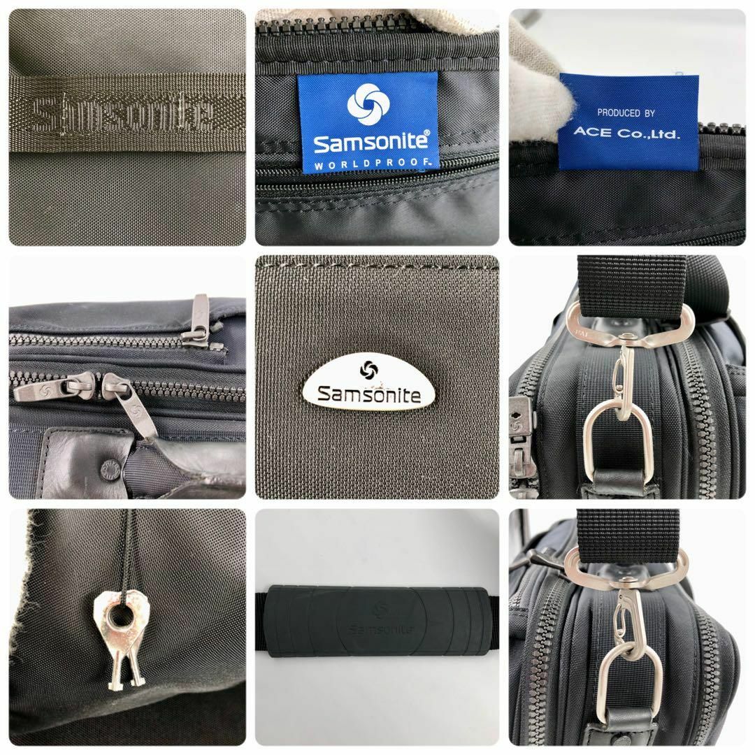 Samsonite(サムソナイト)のサムソナイト ビジネスバッグ ブリーフケース ブラック ナイロン 2way メンズのバッグ(ビジネスバッグ)の商品写真