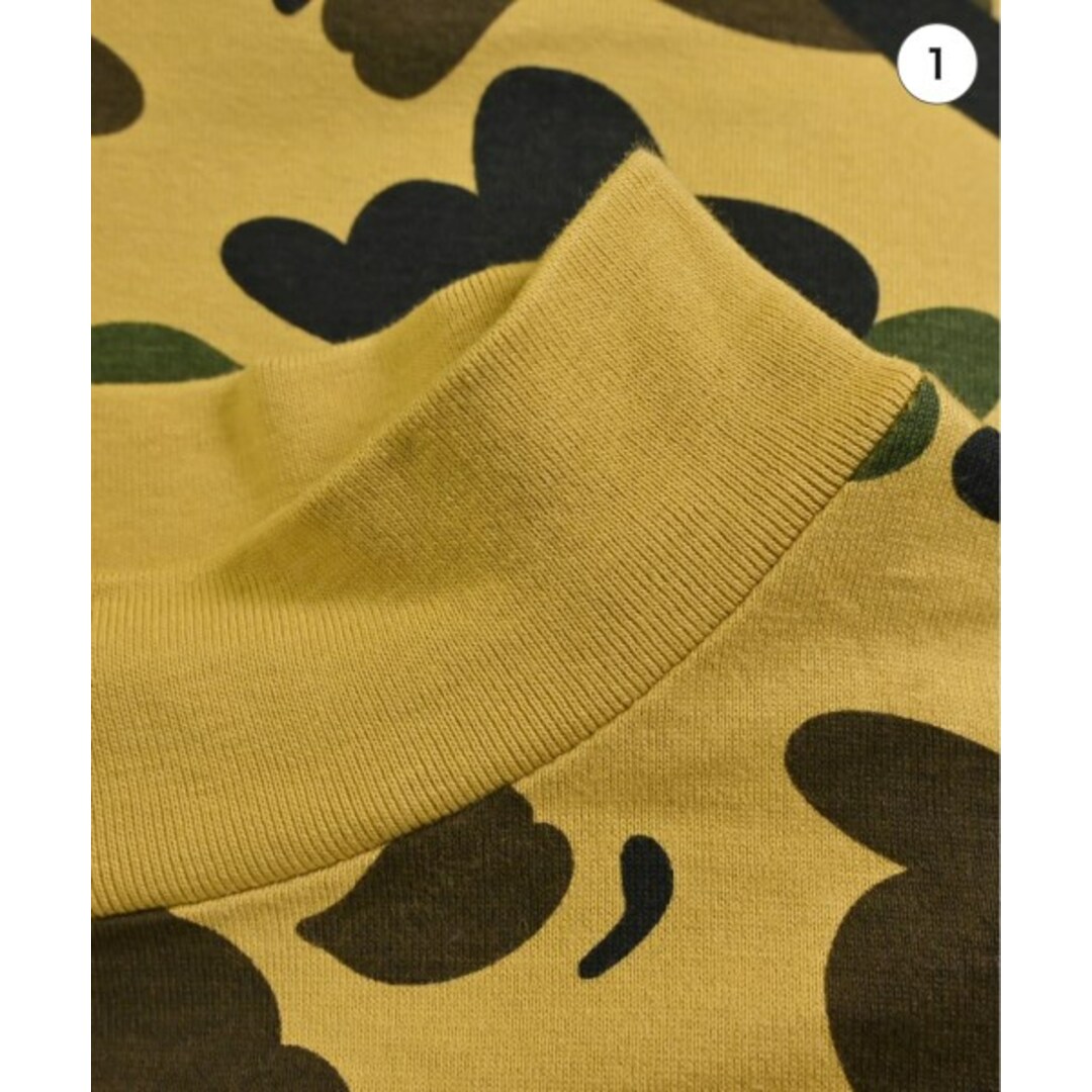 A BATHING APE(アベイシングエイプ)のA BATHING APE ワンピース XS 黄x黒x緑等(総柄) 【古着】【中古】 レディースのワンピース(ひざ丈ワンピース)の商品写真