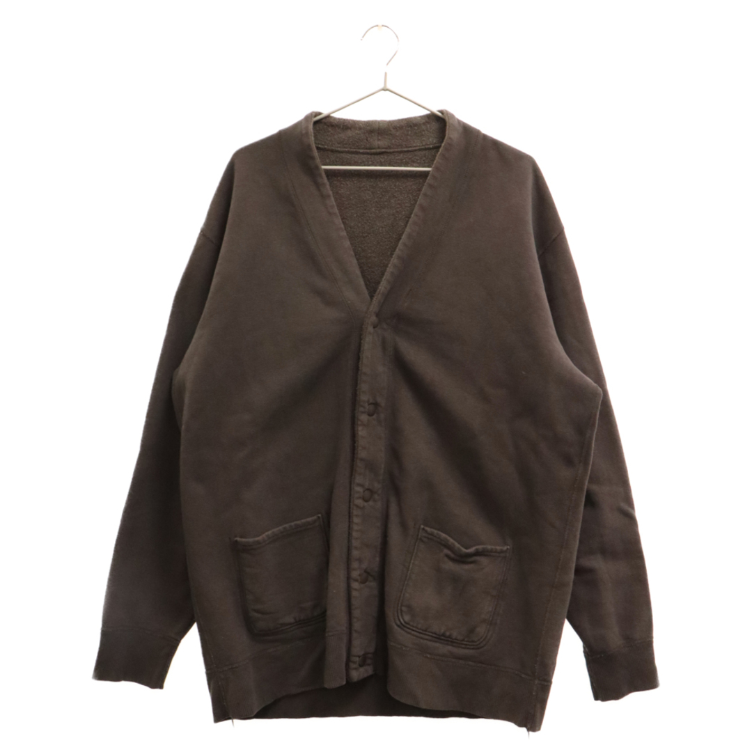 KAPITAL キャピタル Reversible Cardigan ヴィンテージ裏毛 リバーシブルカーディガン チャコールグレー EK-129960センチ肩幅