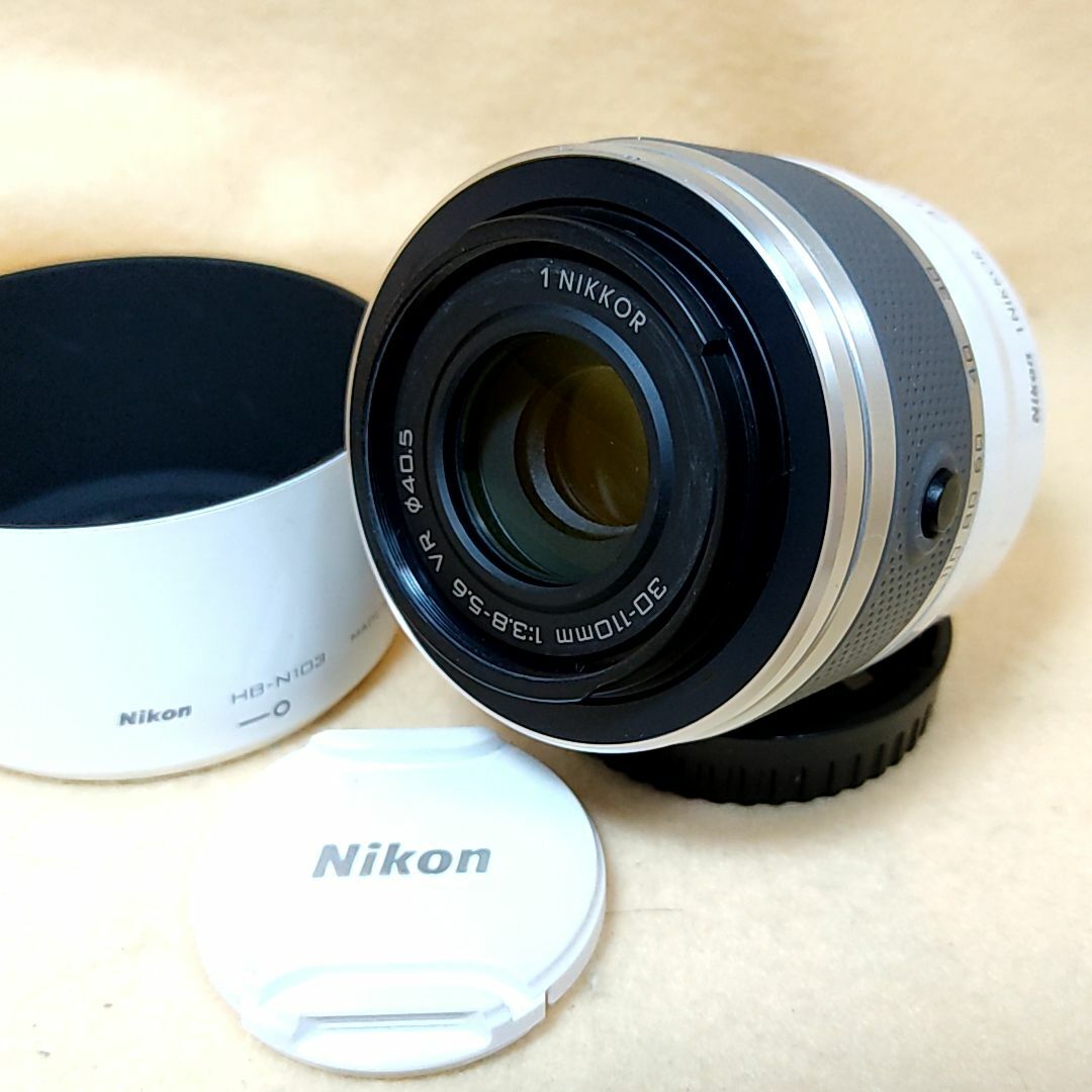 ☆美品☆望遠 Nikon 1 NIKKOR 30-110mm ホワイト - レンズ(ズーム)