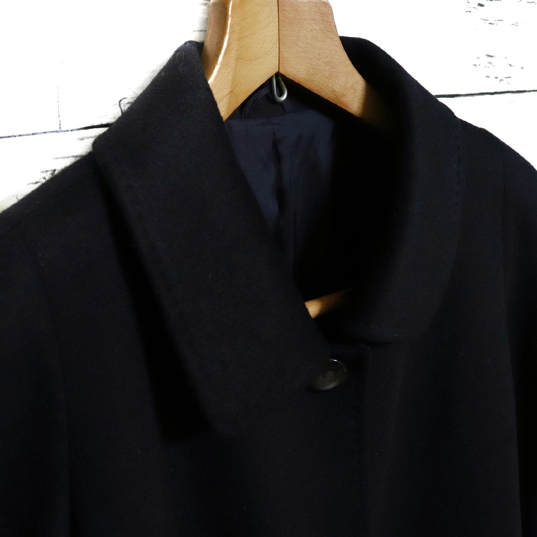 Nobrand ノーブランド カシミヤ100% 着丈90cm ロングコート L レディースのジャケット/アウター(ロングコート)の商品写真