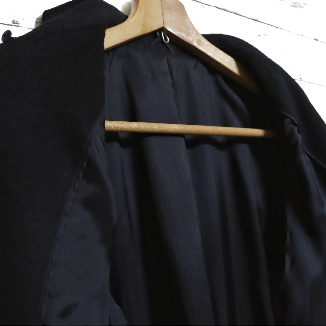 Nobrand ノーブランド カシミヤ100% 着丈90cm ロングコート L レディースのジャケット/アウター(ロングコート)の商品写真