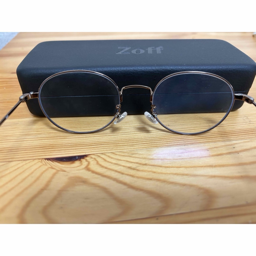 Zoff(ゾフ)のZoff メガネ　伊達メガネ　ブルーライトカット レディースのファッション小物(サングラス/メガネ)の商品写真