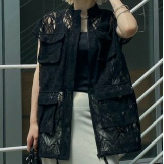 アメリヴィンテージ(Ameri VINTAGE)の新作完売品❤️AmeriVINTAGE LACE WORKPOCKET VEST(ベスト/ジレ)