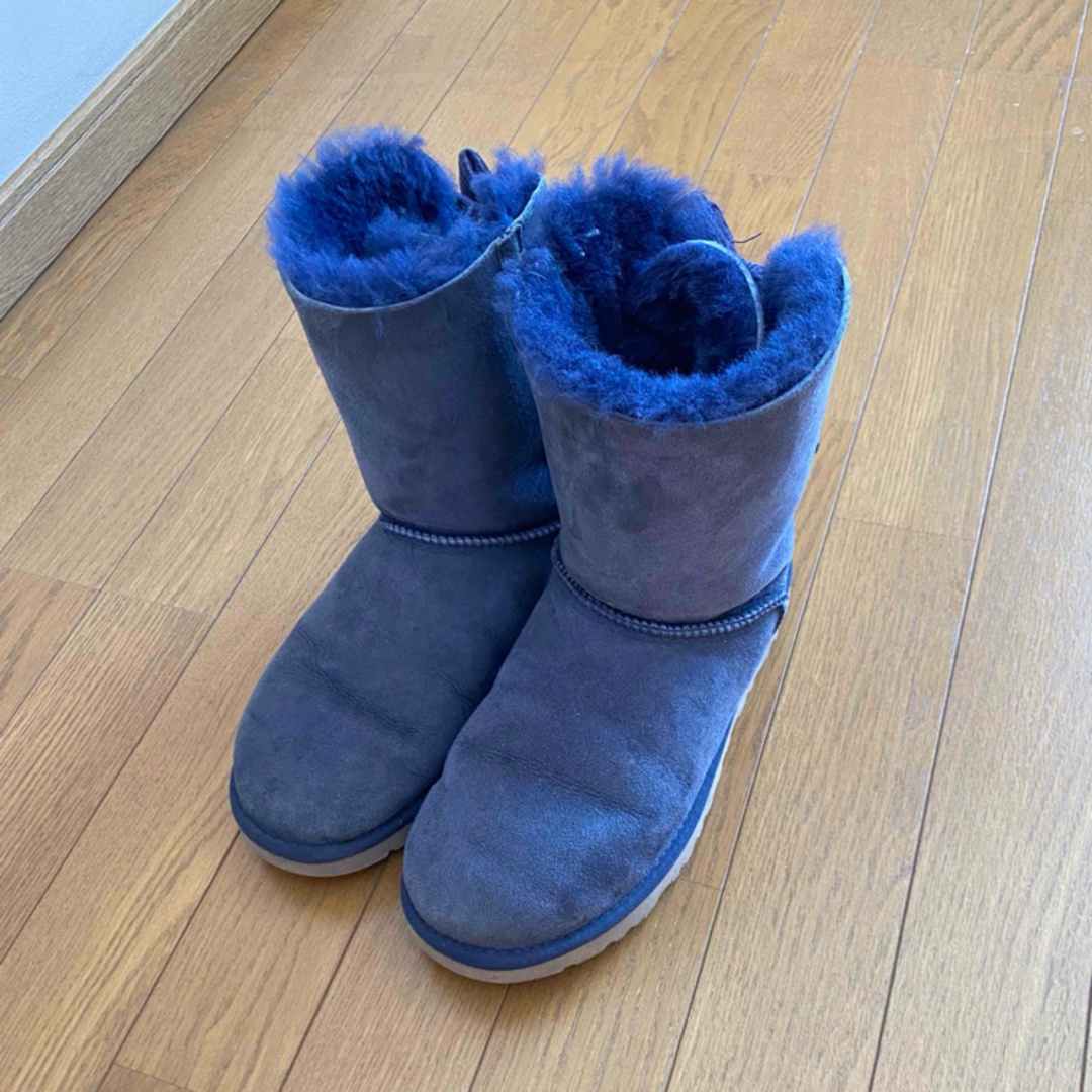 UGG(アグ)の美品UGG💓レディースバックリボンムートンブーツ25cm レディースの靴/シューズ(ブーツ)の商品写真