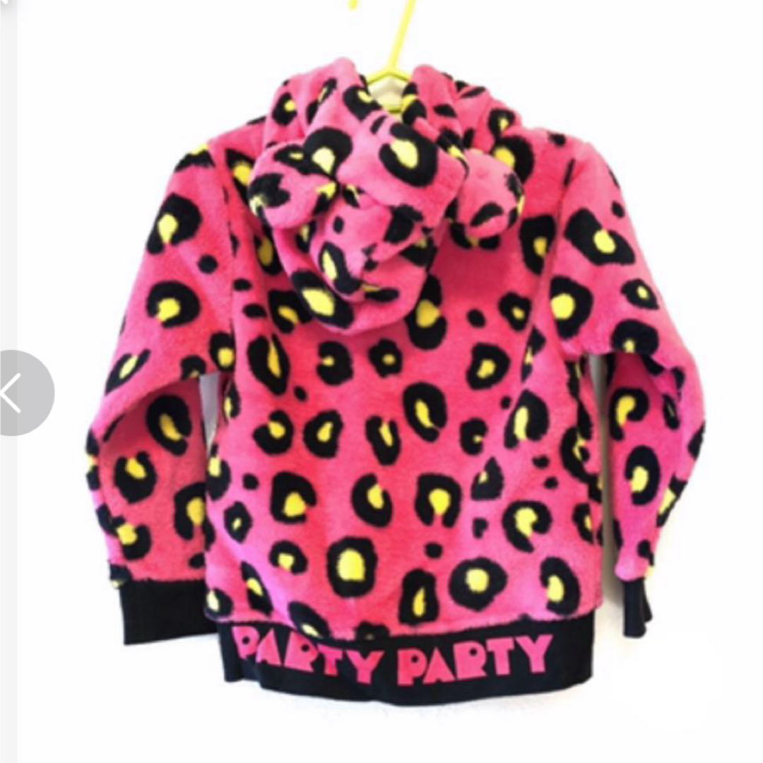 PARTYPARTY(パーティーパーティー)のpartyparty ボアパーカー アウター キッズ/ベビー/マタニティのキッズ服女の子用(90cm~)(ジャケット/上着)の商品写真