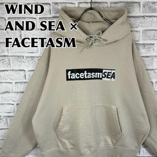 ウィンダンシー(WIND AND SEA)のWIND AND SEA × FACETASM パーカー コラボ ロゴプリント(パーカー)