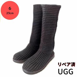 アグオーストラリア(UGG AUSTRALIA)の美品❤UGGaustralia【アグ】3ウェイ ニットブーツ 内ボア ロング(ブーツ)