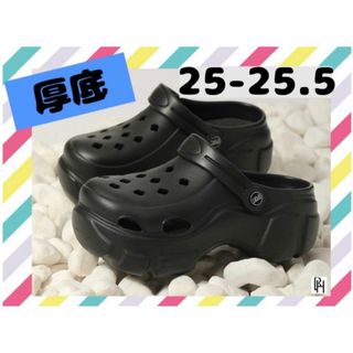 【♡新品・送料無料♡】厚底　クロックスタイプ　サンダル(サンダル)