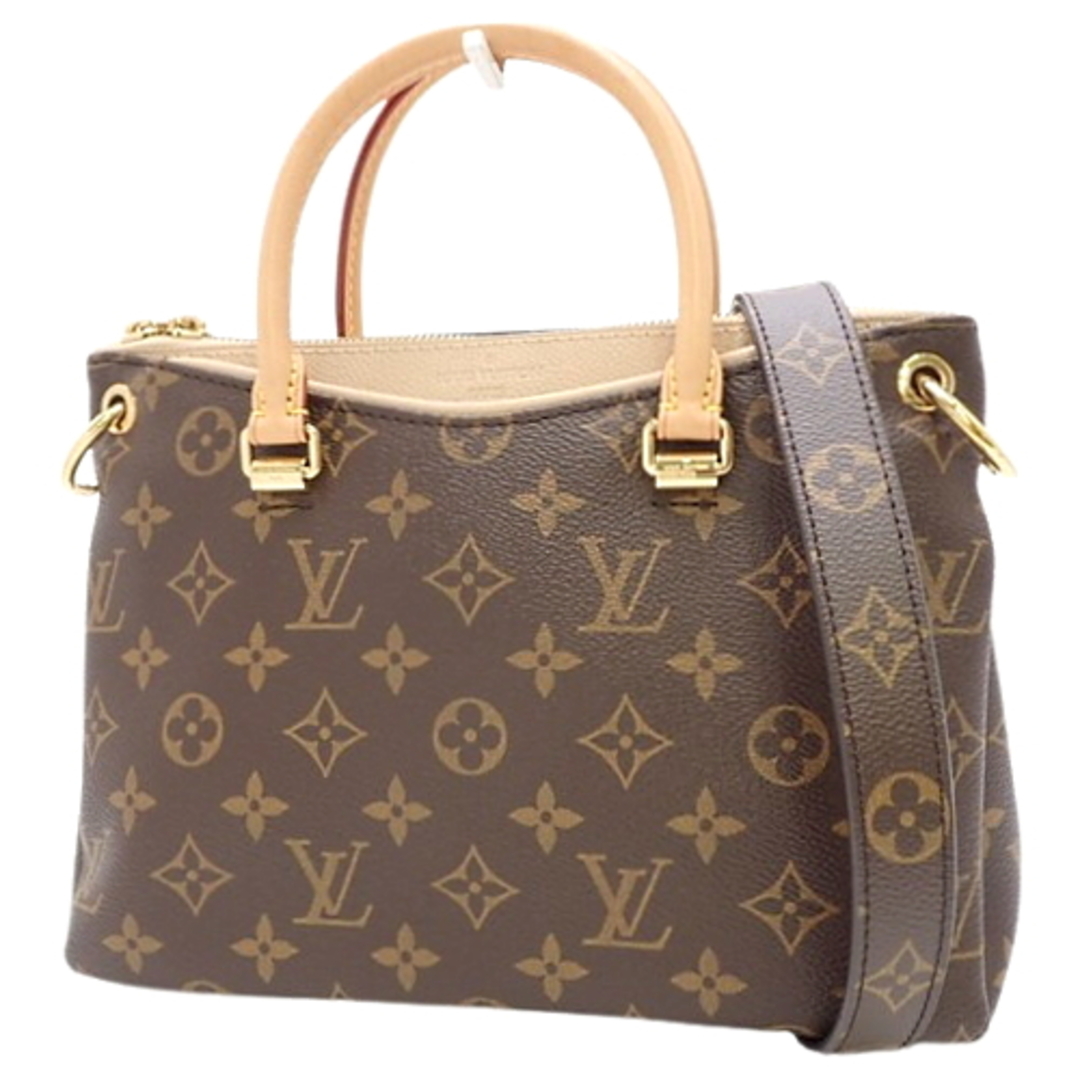 小キズシミコバ割れ金具石LOUIS VUITTON(ルイ・ヴィトン) モノグラム パラス BB ハンドバッグ ショルダー 2WAY 肩掛け 斜め掛け モノグラムキャンバス ブラウン茶 ベージュ ゴールド金具 M50197 レディース 40802075044【アラモード】