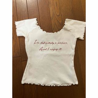 リップサービス(LIP SERVICE)のリップサービス　リブ　Tシャツ(Tシャツ(半袖/袖なし))