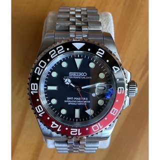 最終価格 SEIKO MOD腕時計 GMT NH34 カスタム(豪華付属品付き)(腕時計(アナログ))