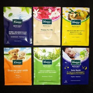 クナイプ(Kneipp)のクナイプ バスソルト 6袋 6種類 入浴剤(入浴剤/バスソルト)