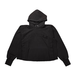 マルタンマルジェラ(Maison Martin Margiela)のMaison Margiela カットオフ　ロゴパーカー　XS(パーカー)