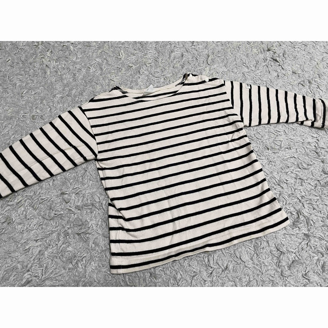 BREEZE(ブリーズ)の【即購入OK】【95cm】子供服 ベビー服 長袖トップス 長袖ボーダーTシャツ キッズ/ベビー/マタニティのキッズ服男の子用(90cm~)(Tシャツ/カットソー)の商品写真