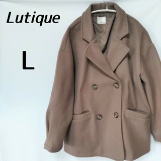 シマムラ(しまむら)の【Lutique】ピーコート　大きめサイズ(ピーコート)