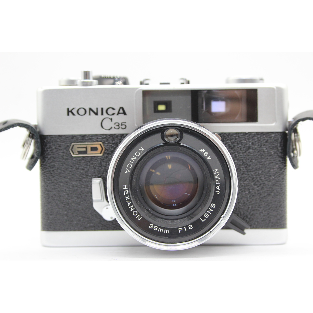 【返品保証】 コニカ KONICA C35 FD HEXANON 38mm F1.8 コンパクトカメラ s5194