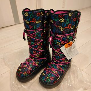 クロックス(crocs)のクロックス コスモブーツ レオパード W5 21cm(ブーツ)