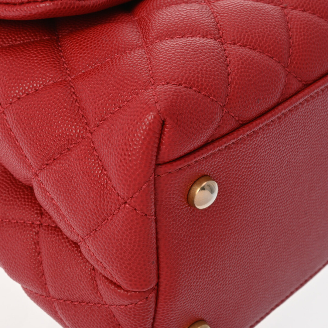 CHANEL(シャネル)のシャネル マトラッセ トップハンドル 29 2WAYバッグ 赤 レディースのバッグ(ハンドバッグ)の商品写真