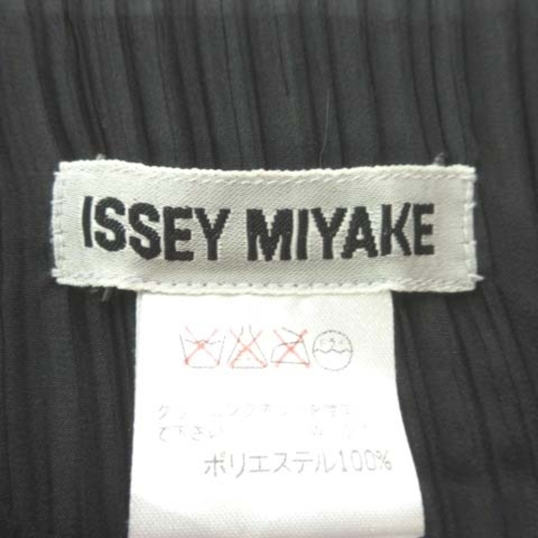 やや有裏地イッセイミヤケ ISSEY MIYAKE ベスト プリーツ Mサイズ 黒