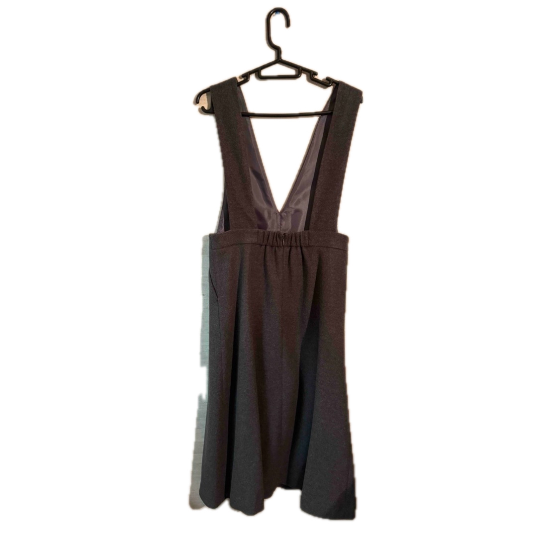 UNITED ARROWS(ユナイテッドアローズ)のUNITED ARROWS ジャンパースカート　グレー レディースのスカート(ロングスカート)の商品写真