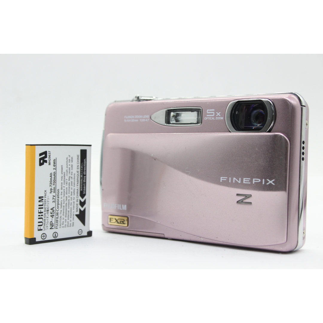 支払い発送詳細【返品保証】 フジフィルム Fujifilm Finepix Z700EXR ピンク 5x バッテリー付き コンパクトデジタルカメラ  s5204